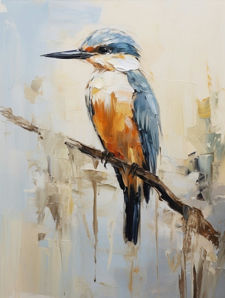 Bird Painting Kingfisher 4