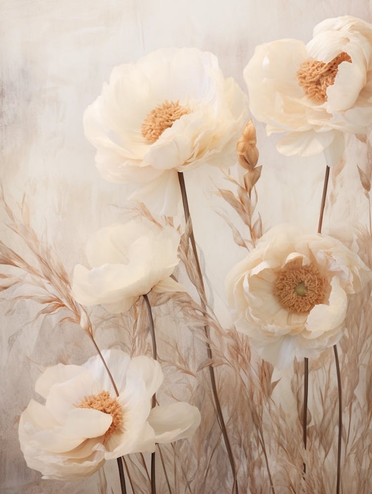 Boho Dried Flowers Peony 3