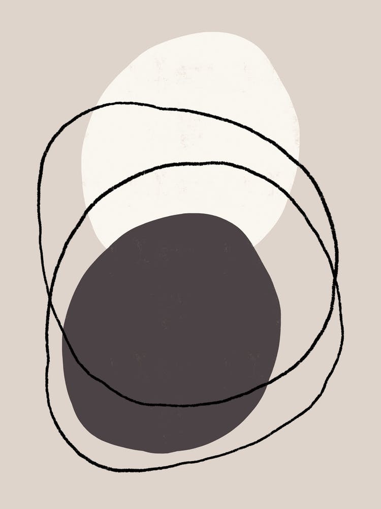 Brown Beige Abstract