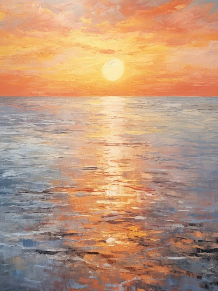 Sunset Over The Ocean 27