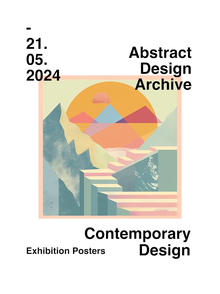 Abstract Design Archive Poster 22