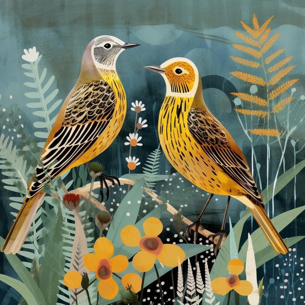 Bird In Nature Yellowhammer 4