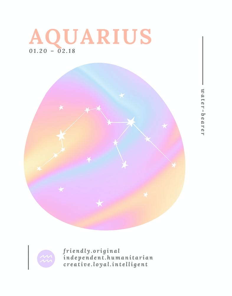 Aquarius Zodiac Sign | Aura Brights