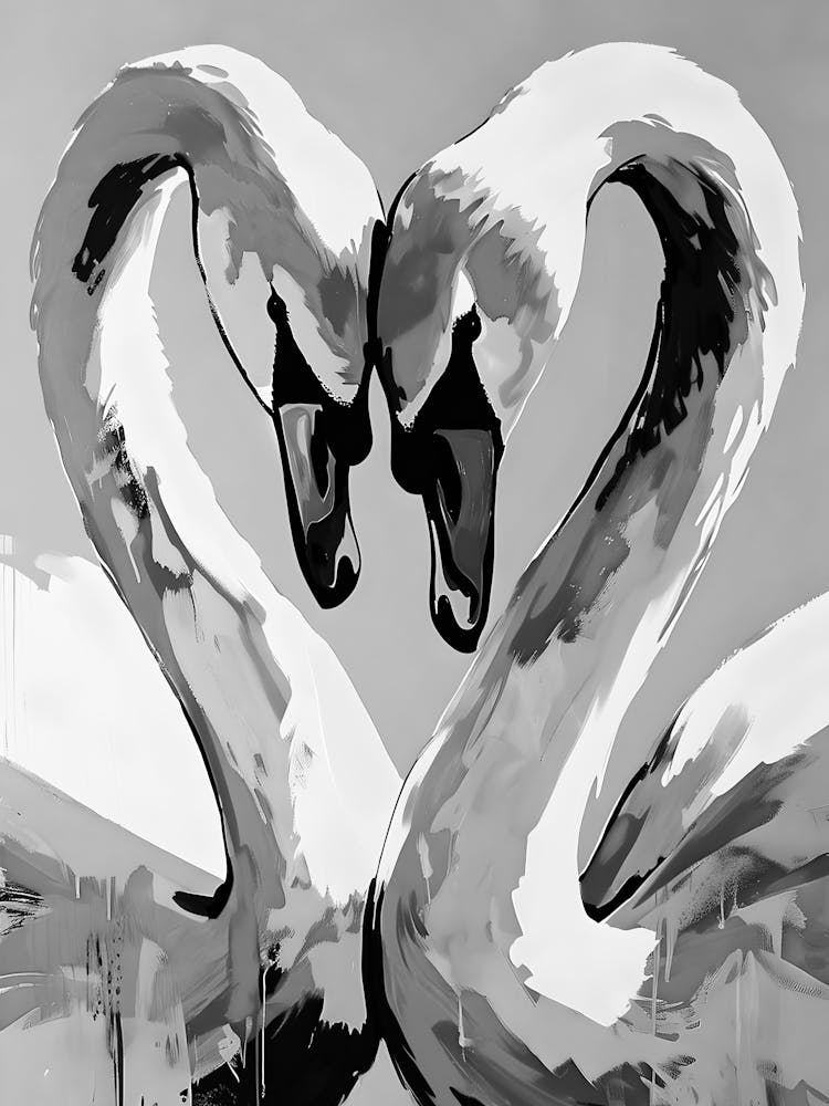 Deux Cygnes Amoureux