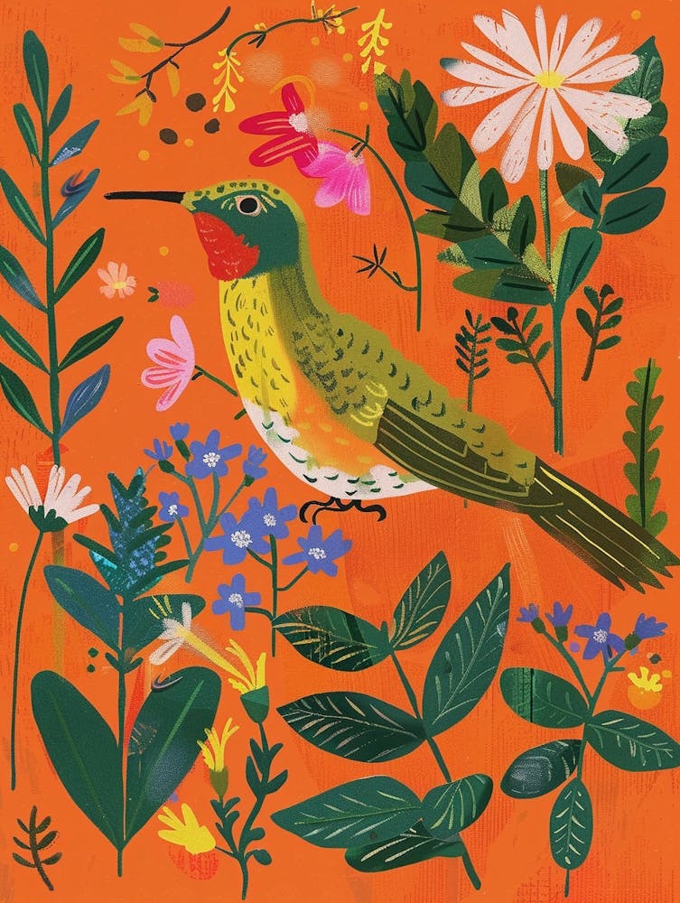 Spring Birds Hummingbird 2