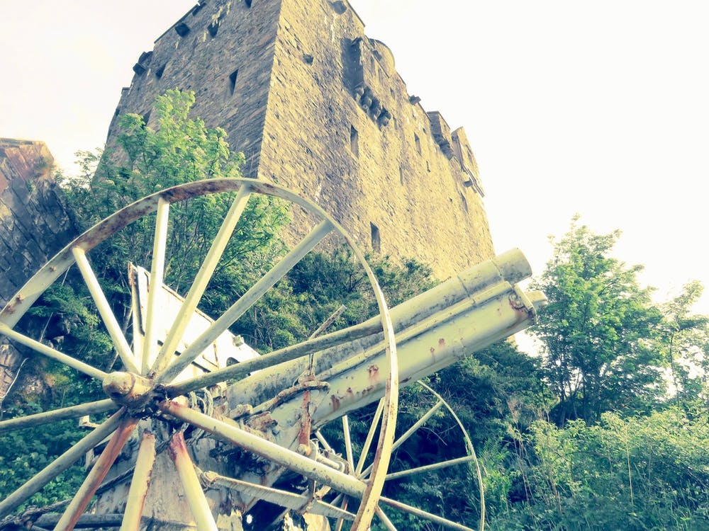 Scottish Castle with Cannon 