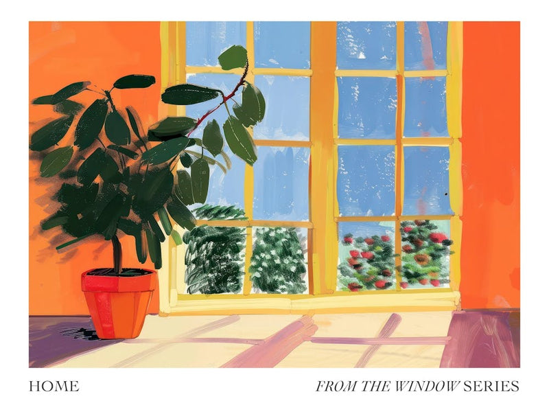 Home From The Window Series Poster Painting 2