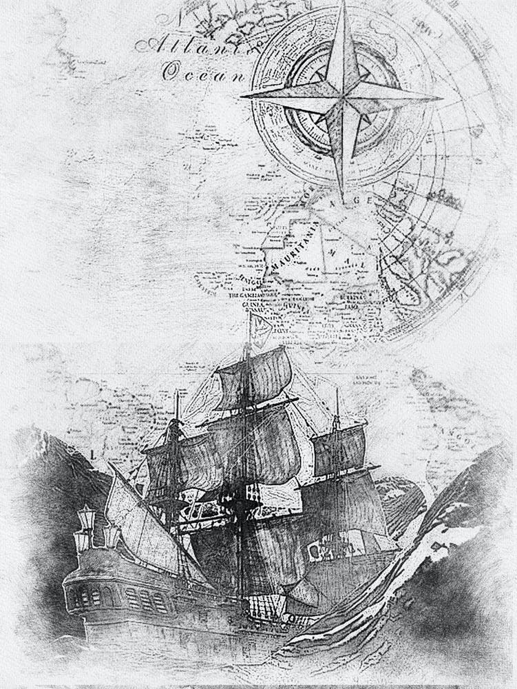 black and white art 1