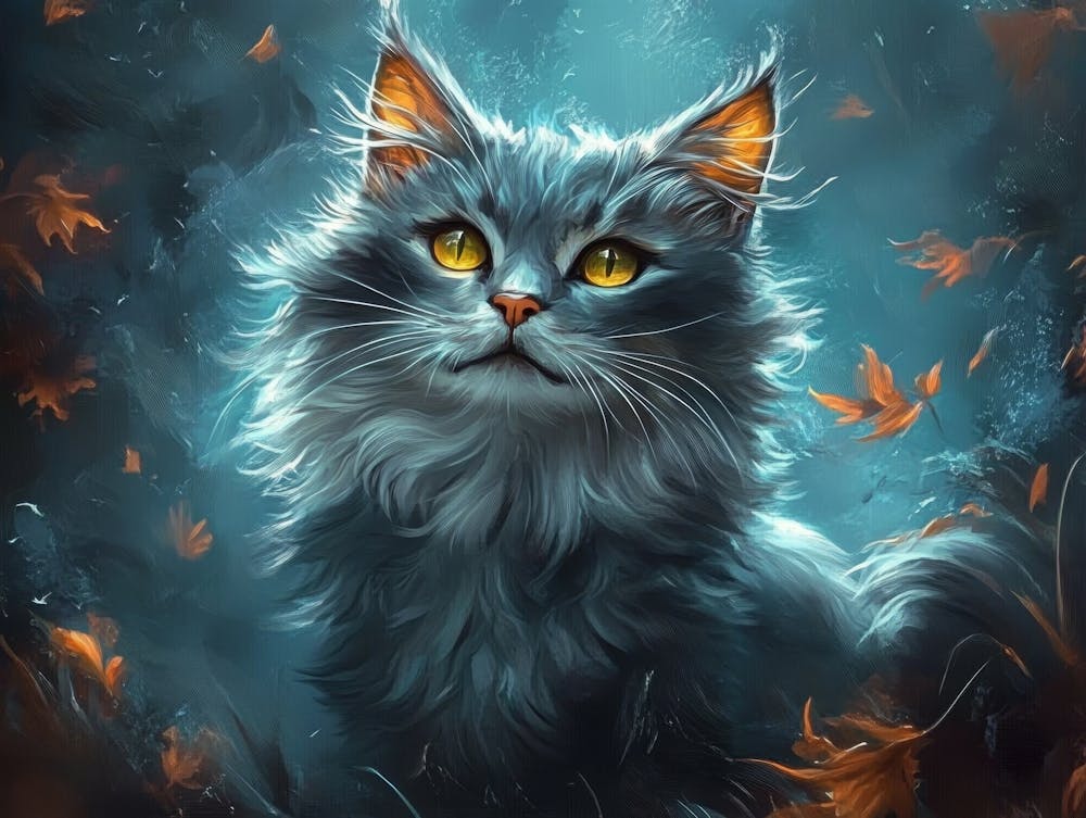 Fantasy Illustration Of A Wild Unicorn Horse 4