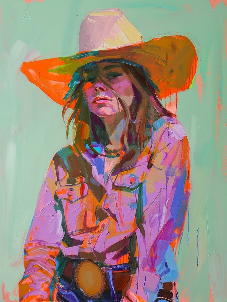 Cowgirl Painting 3