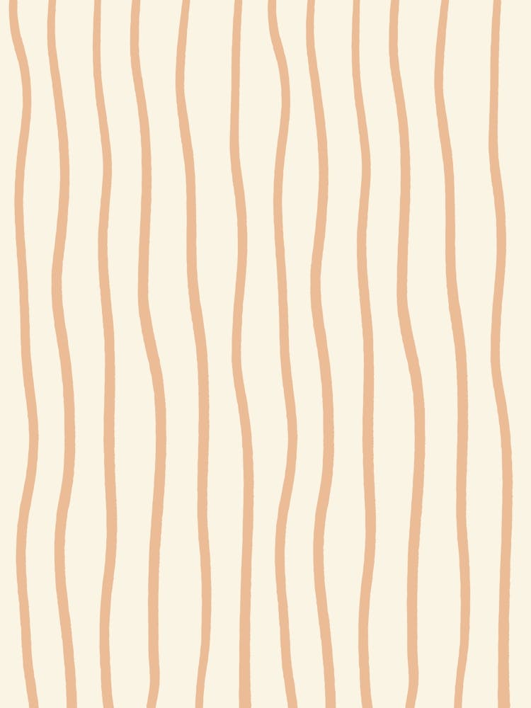 Beige Striped Wallpaper