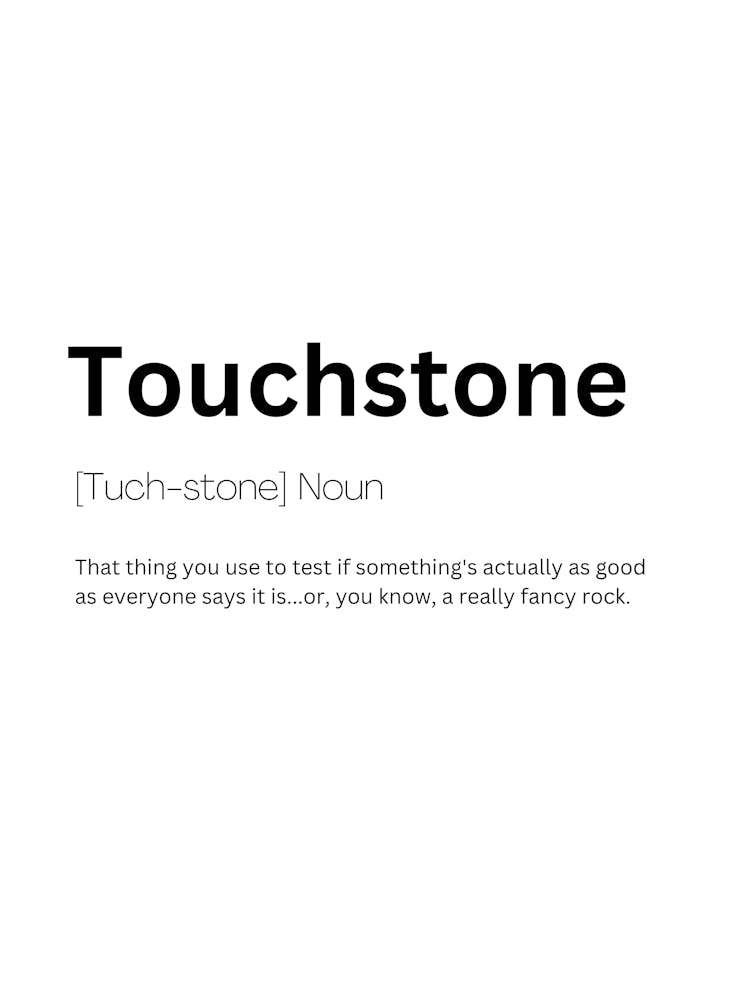 Touchstone Definition Meaning
