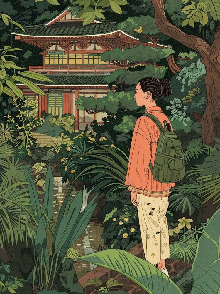 In The Garden Katsura Imperial Villa Japan 4