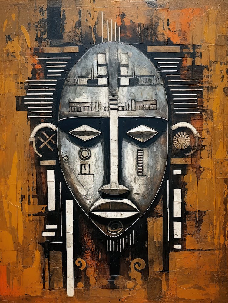 Tribal Echoes: African Mask Symphonies