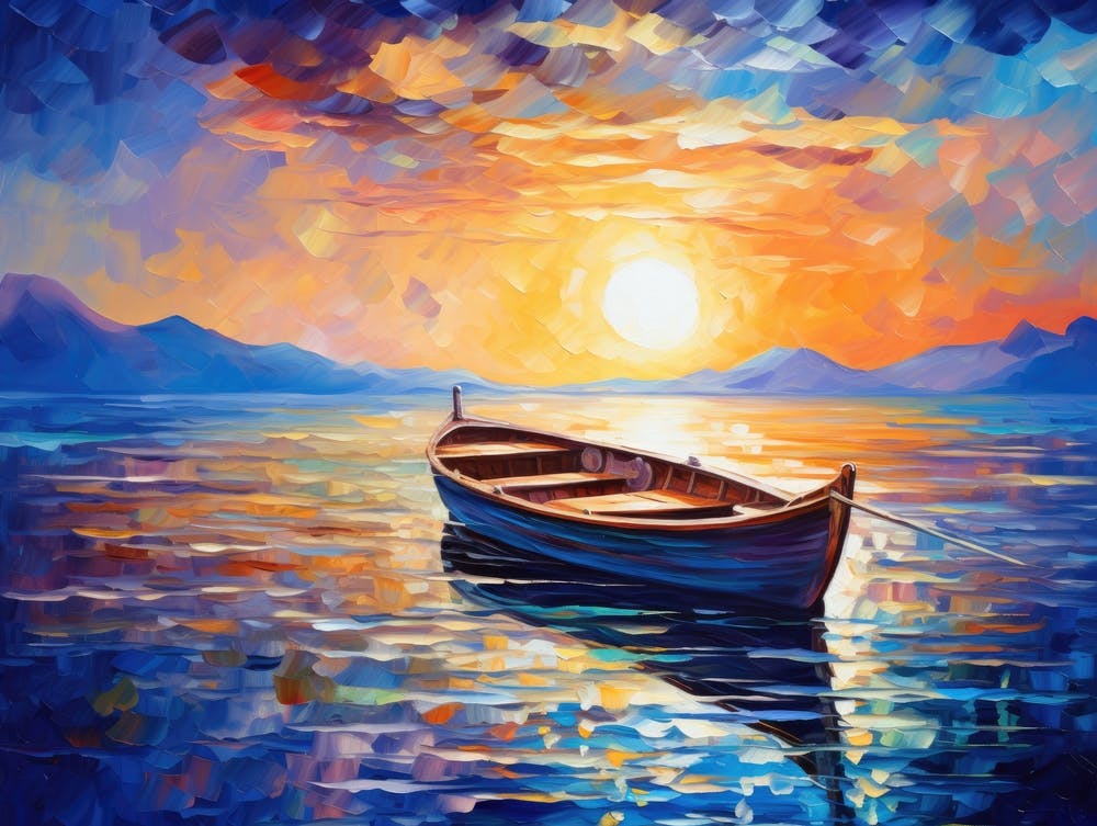 Sunset Boat
