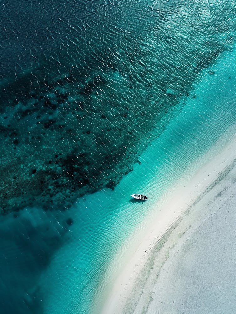 Aerial View Of A Beach 2