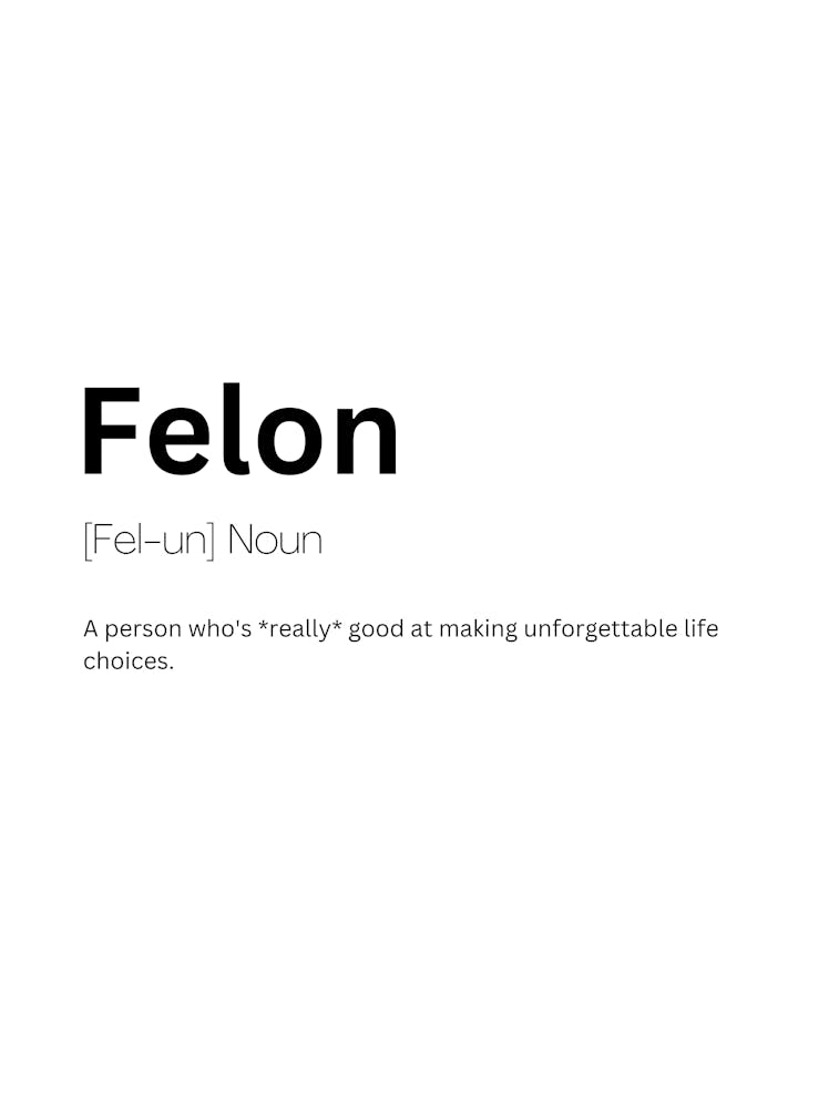 Felon Definition Meaning