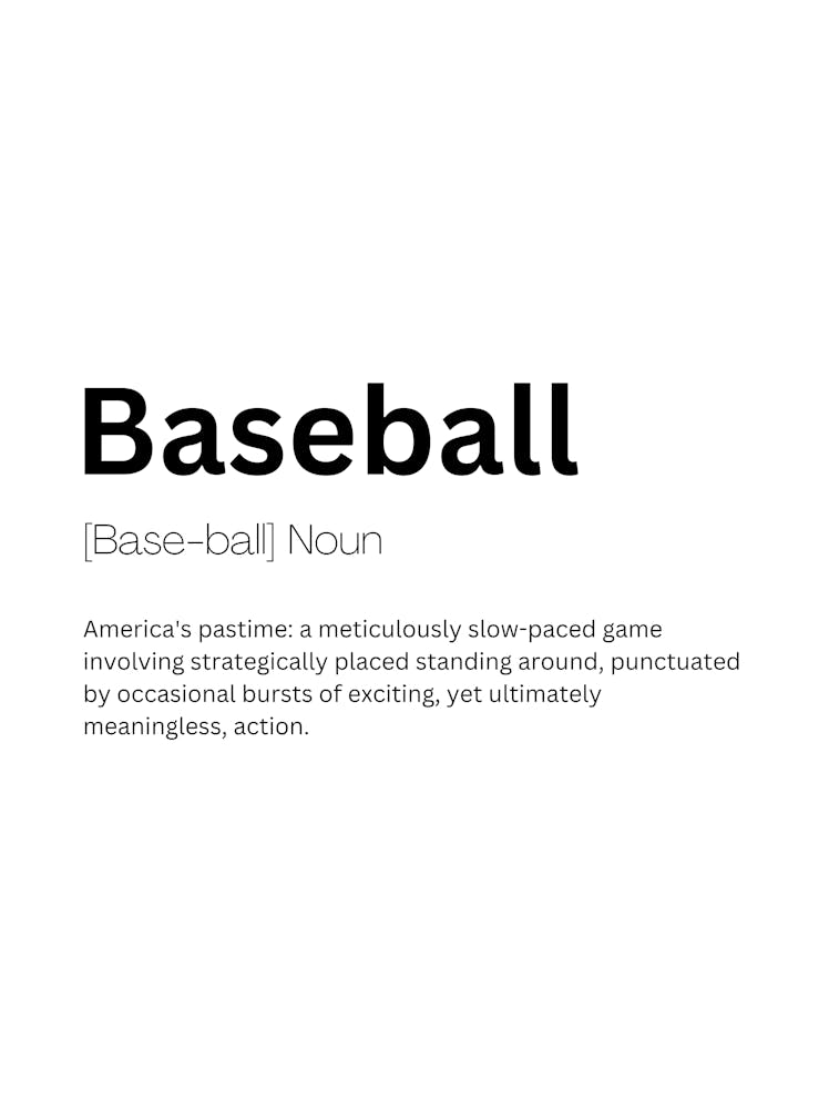Baseball Definition Meaning
