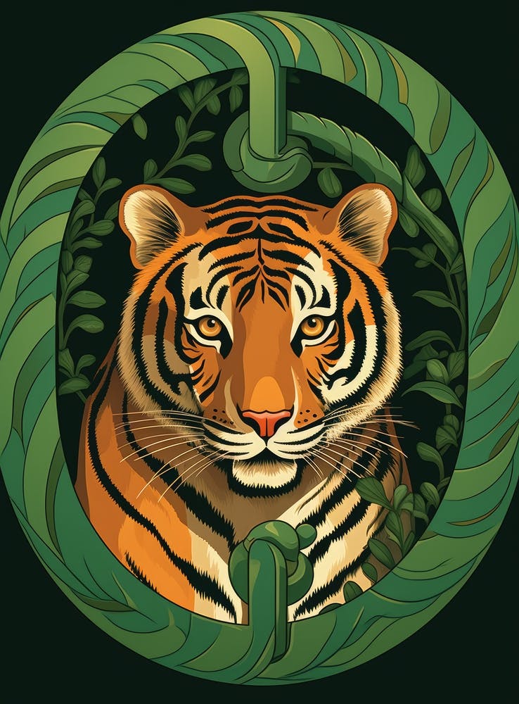 Tiger In The Jungle 32