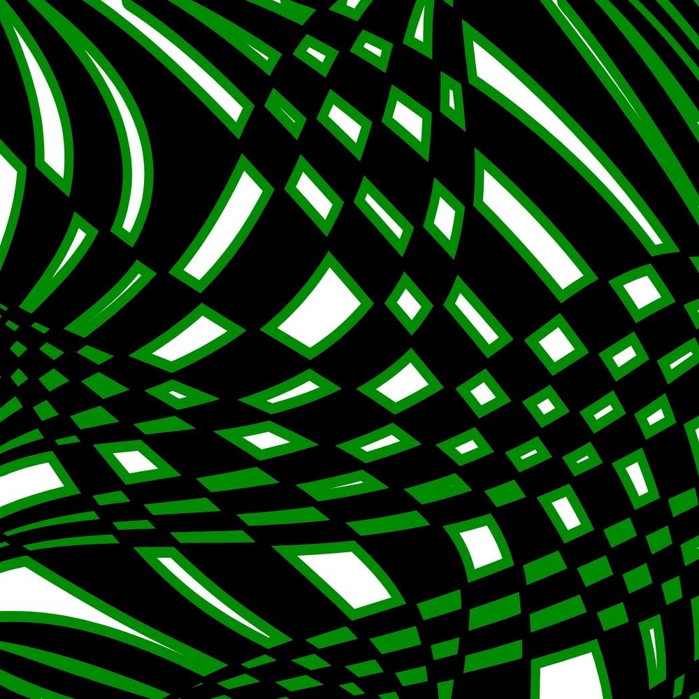 Abstract Pattern In Green And Black