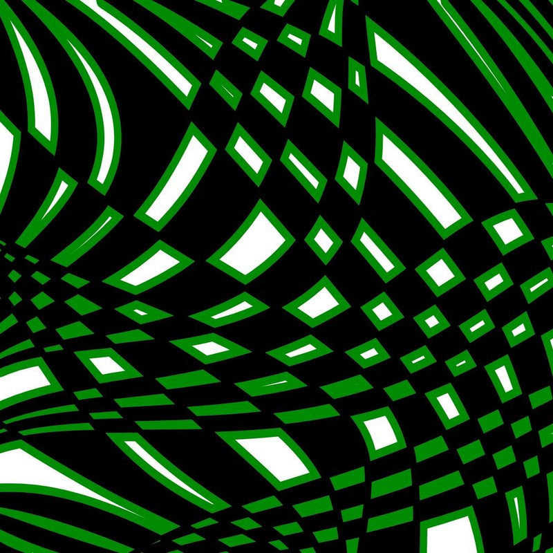 Abstract Pattern In Green And Black