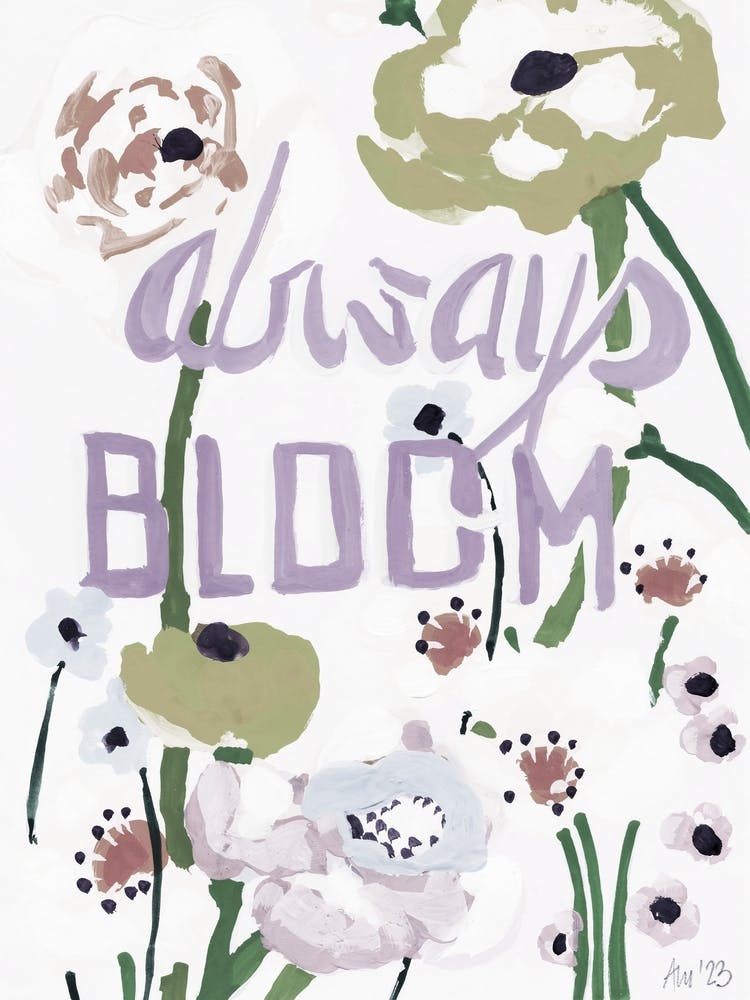 Always Bloom, pastel