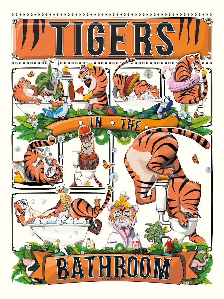 Tigers In The Bathroom