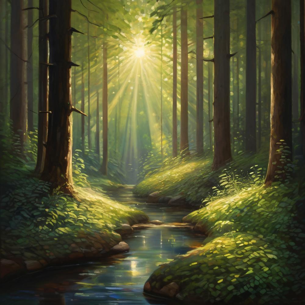 Stream In The Forest