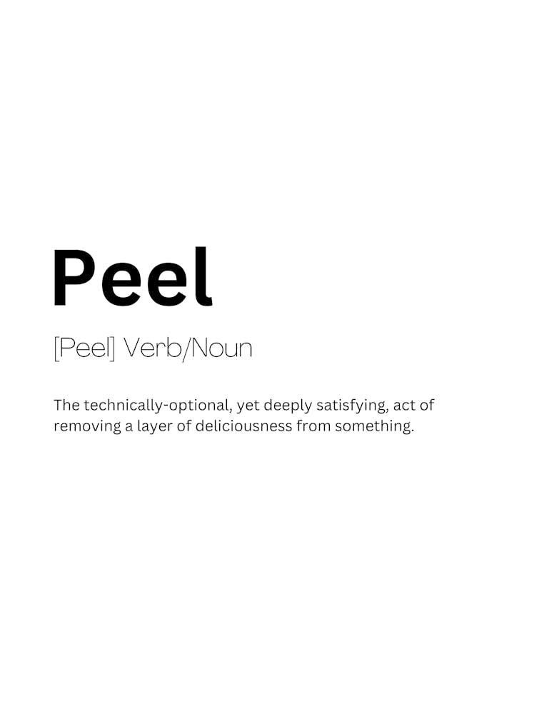 Peel Definition Meaning