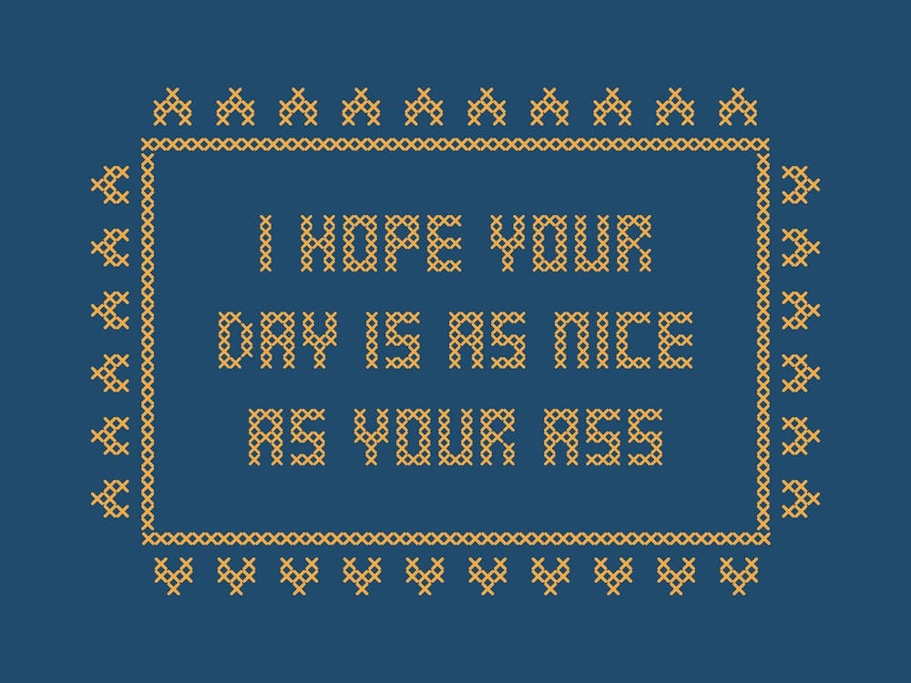 Nice Ass Cross Stitch Bathroom