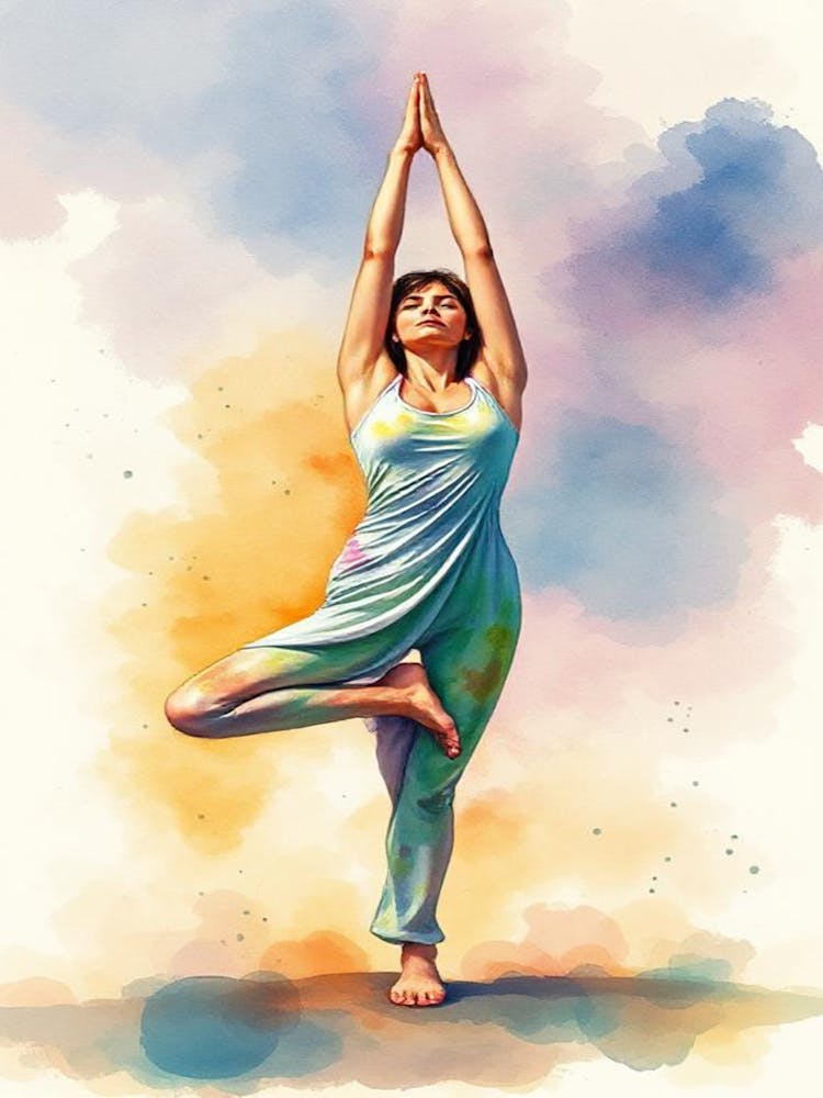 faceless yoga art 4