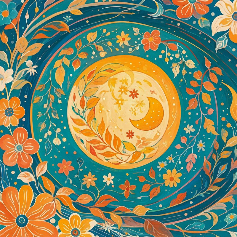 Moon And Flowers 7