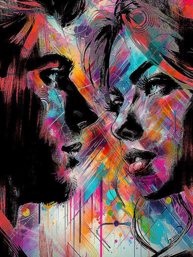 Two People Looking At Each Other