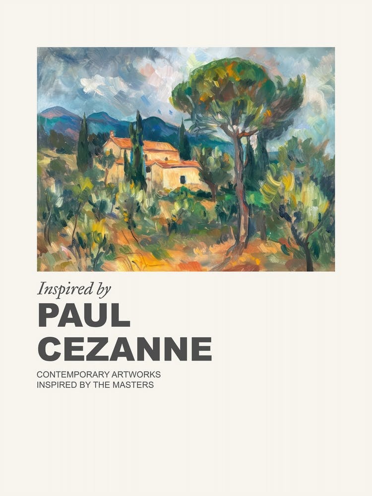 Museum Poster Inspired By Paul Cezanne 3