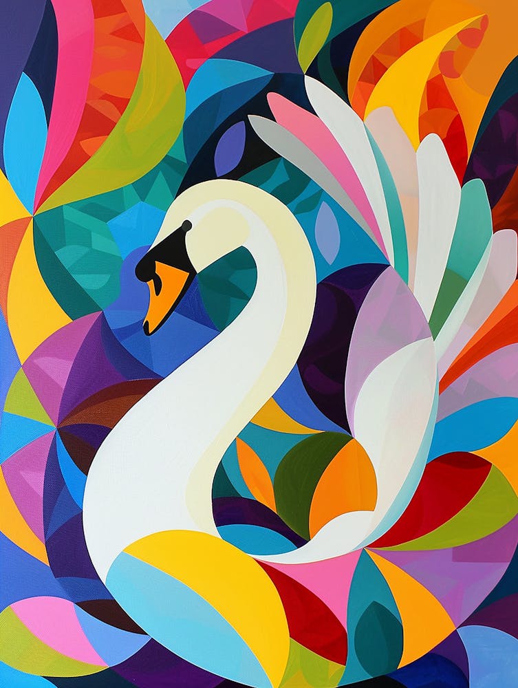 Colourful Swan 2