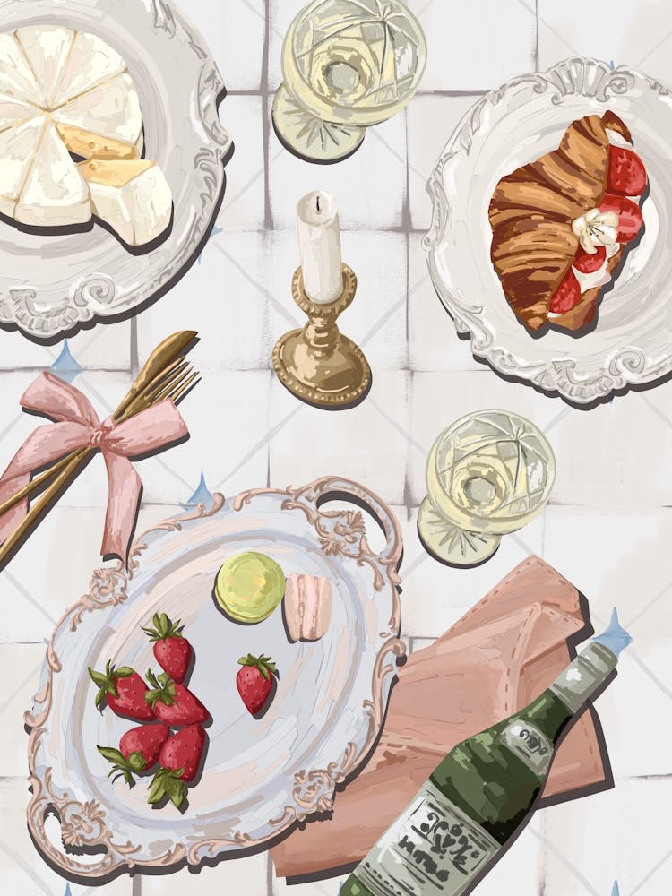 Coquette Brunch Poster