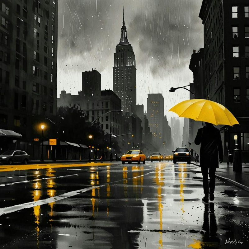 Rainy Day In New York City
