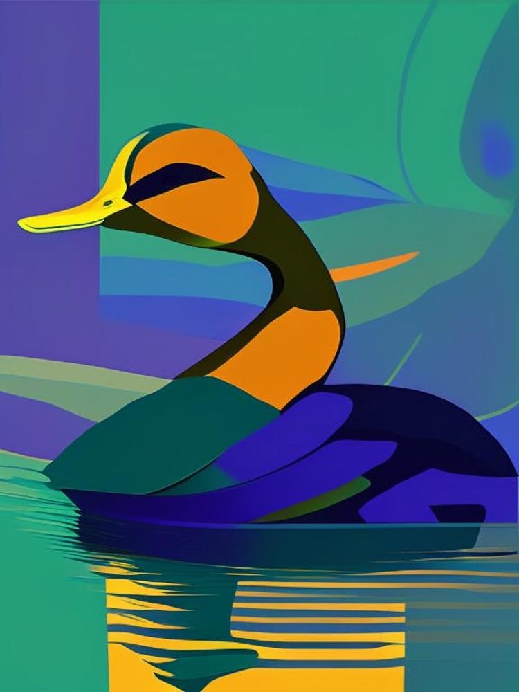 Mallard Duck Pop Matisse Bird