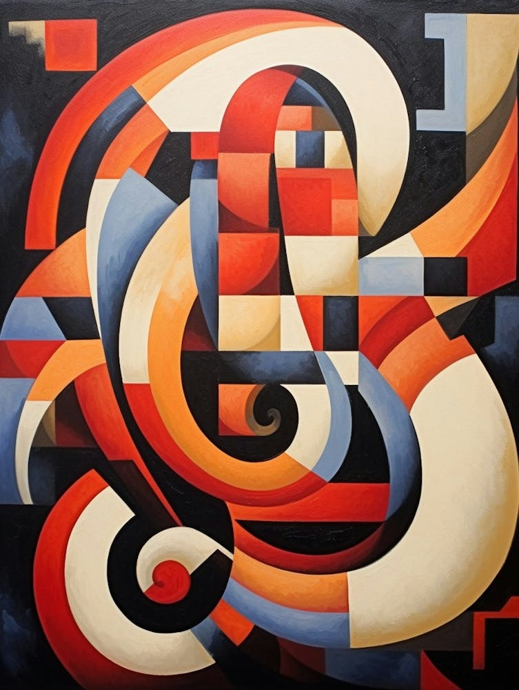 Snake Geometric Abstract 7