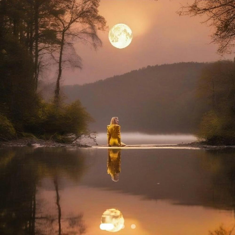 Full Moon In The Forest