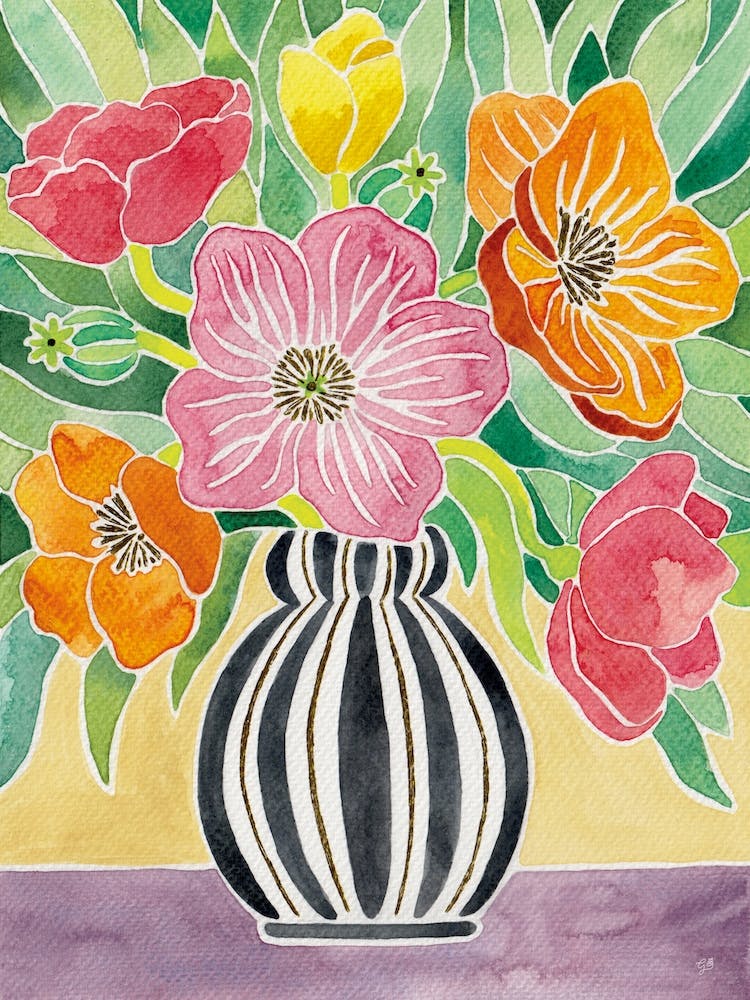 Coquelicots Vase
