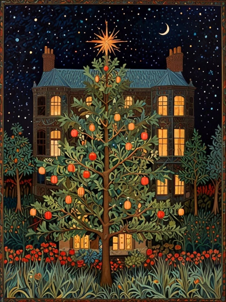 William Morris Christmas Tree 33