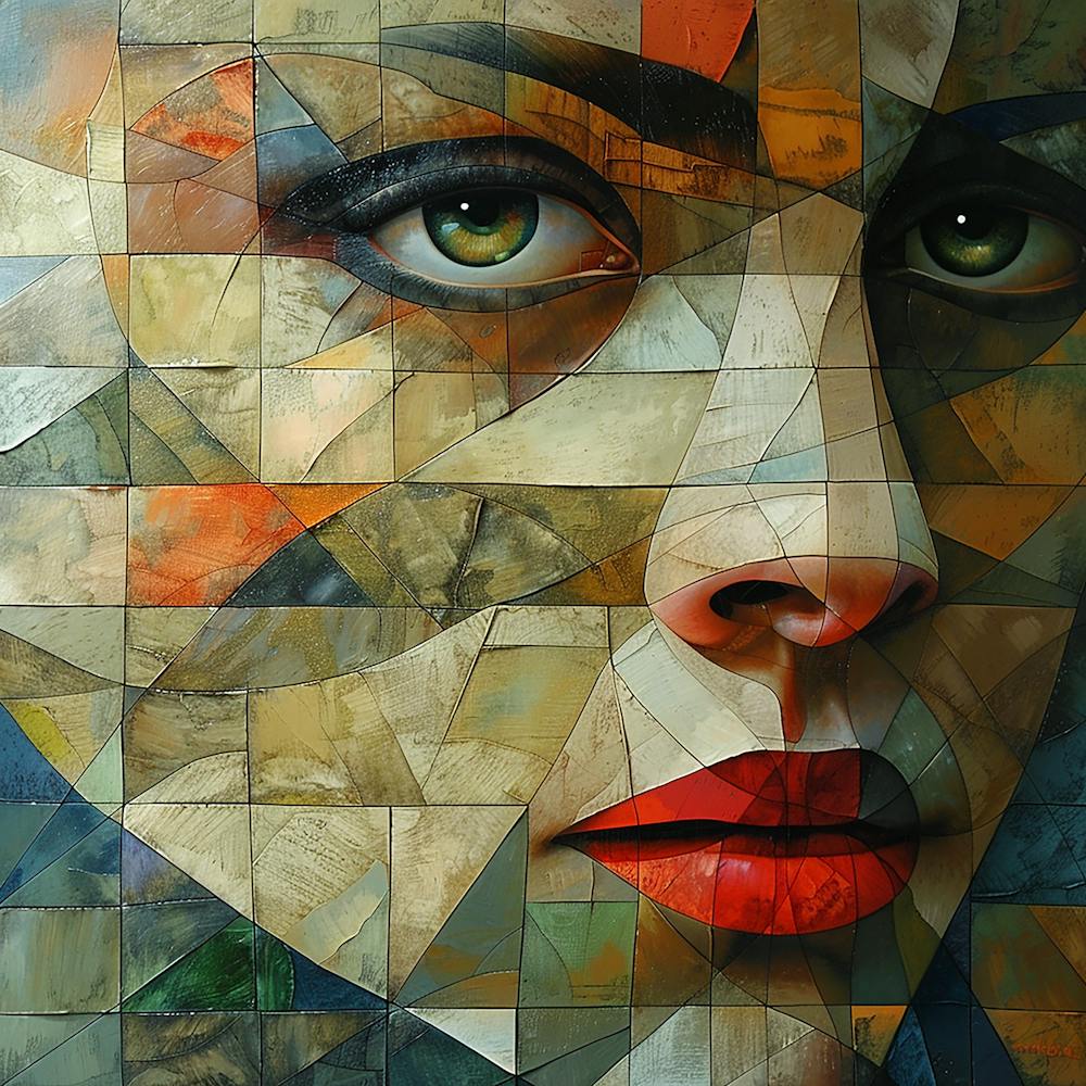 Abstract Portrait Of A Woman 16