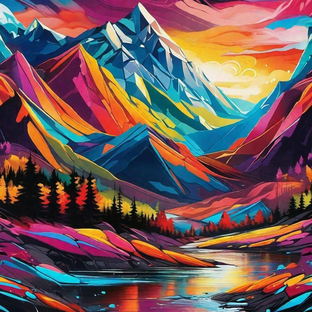 Mountain Landscape Painting 6