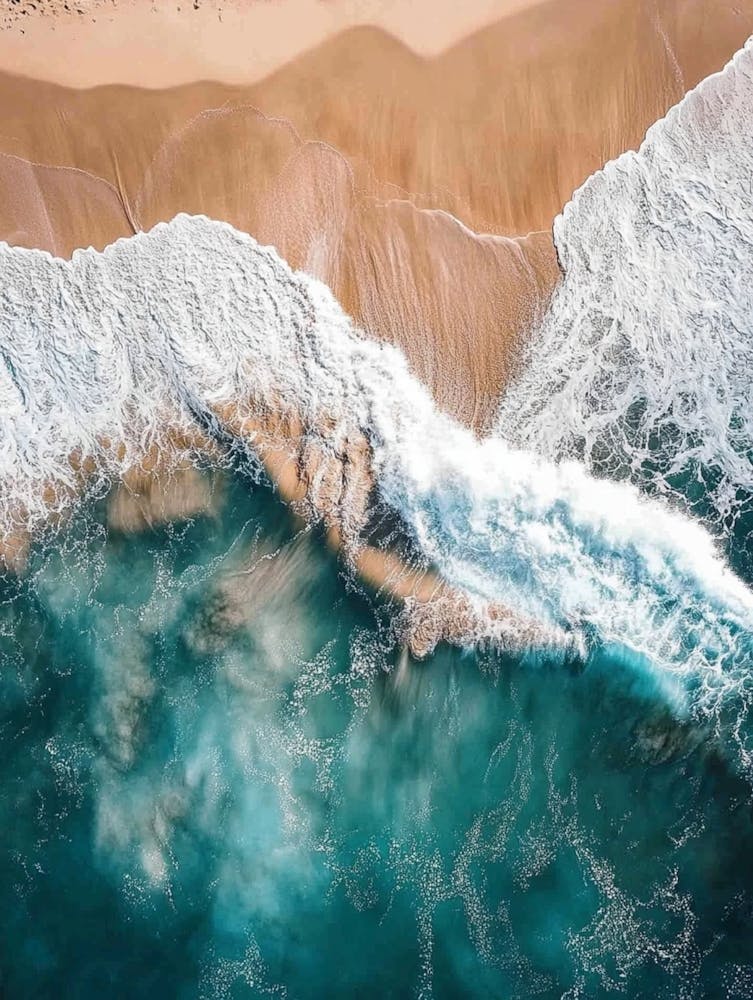 Aerial View Of A Beach 142