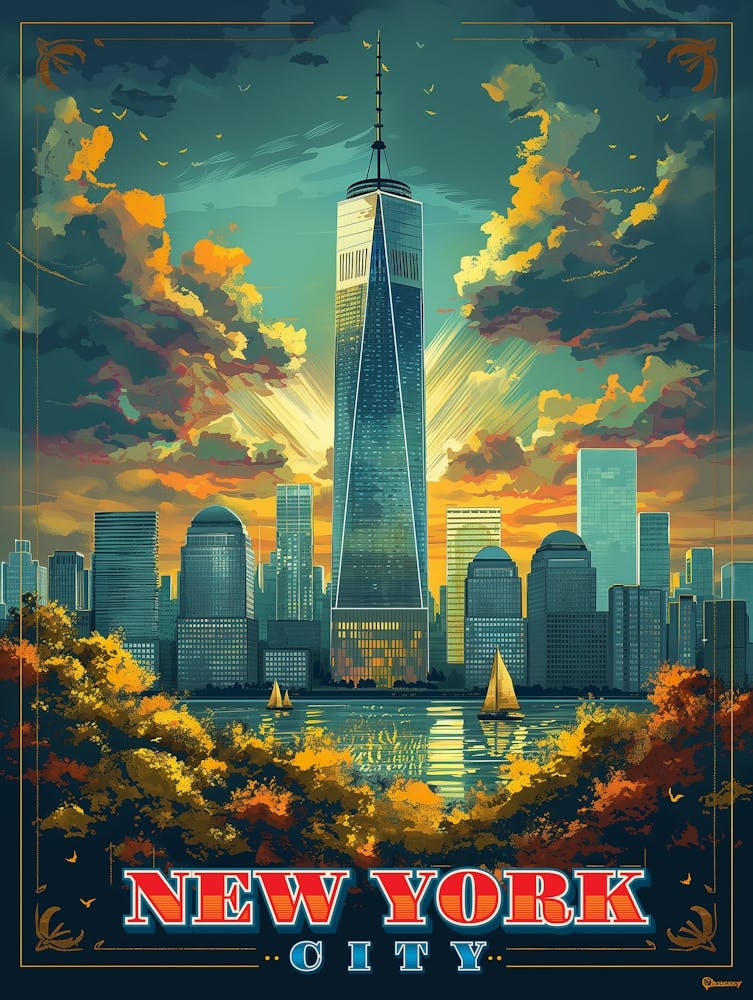 New York Travel Poster