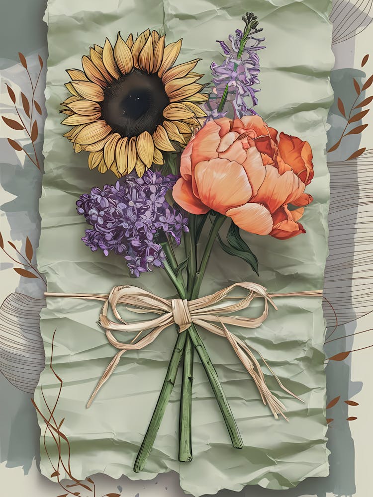 Sunflowers And Flowers