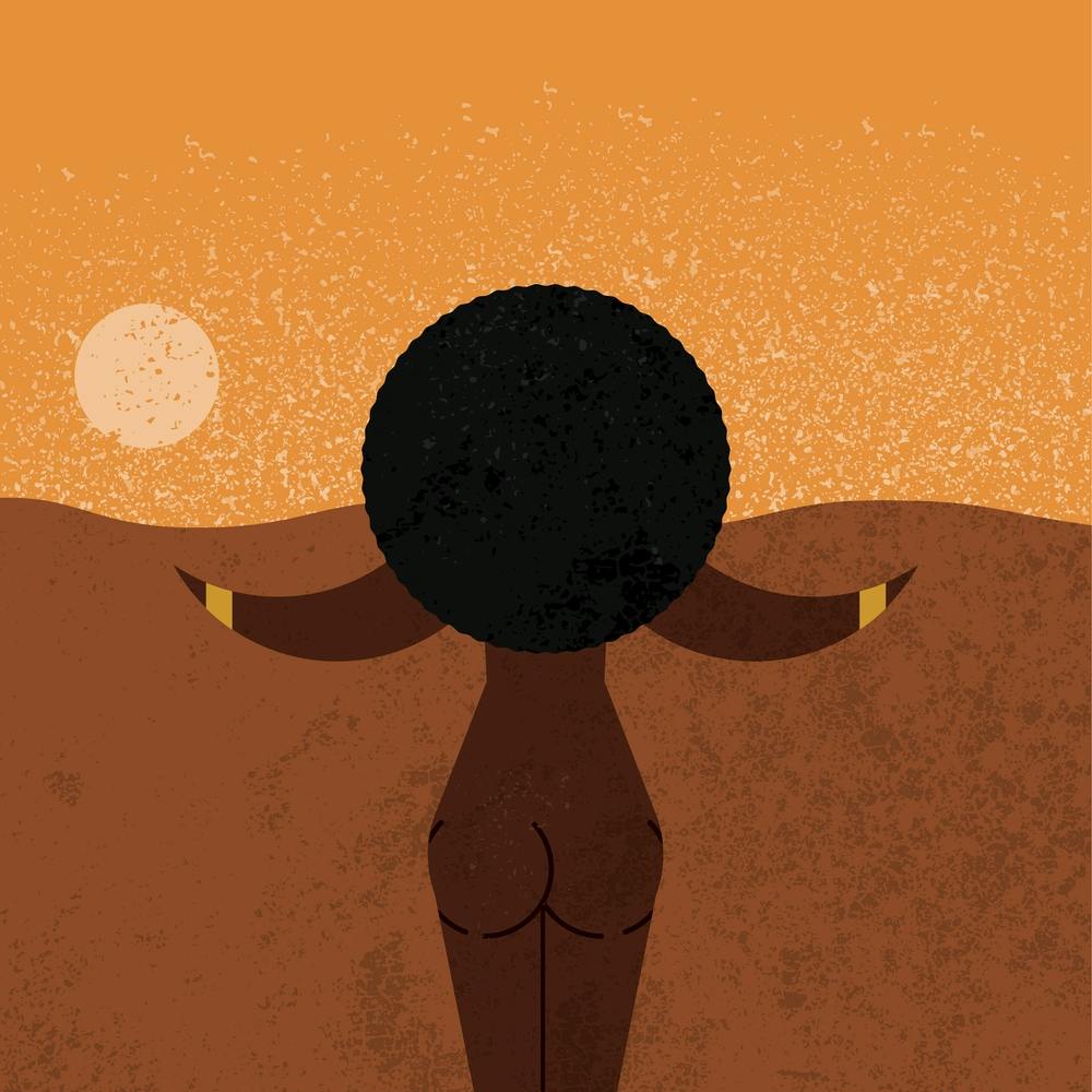 Afrikanische Frau