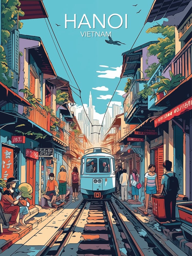 Hanoi| | Modern Poster