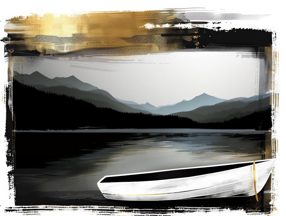Boat On The Lake 3